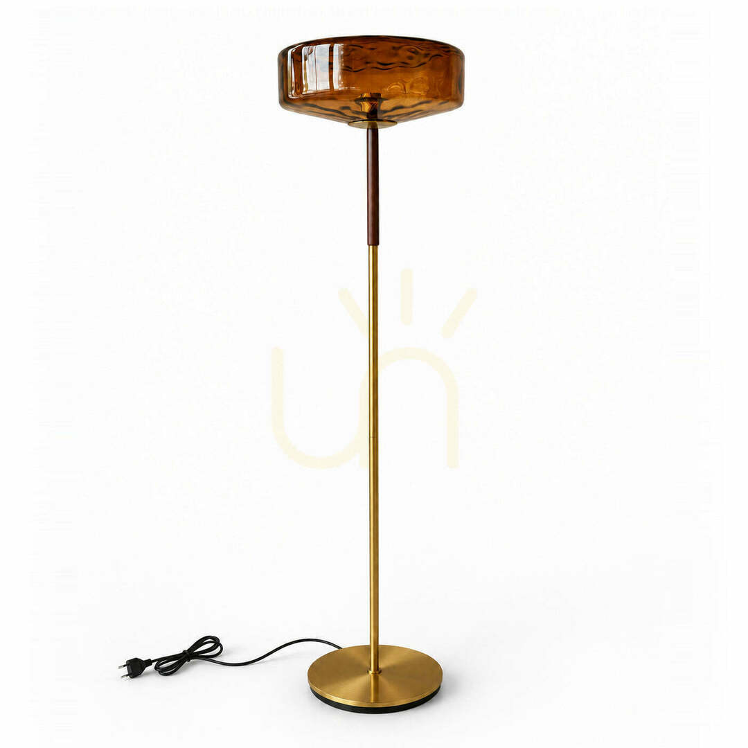 Pendant Light BAZAR BIZAR Brown Glass Metal 155 cm