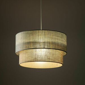 TK-Lighting DUO 10900 jute pendant light, green and brown, 45 cm, 1×E27 small 2