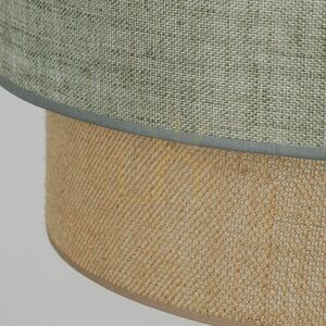 TK-Lighting DUO 10900 jute pendant light, green and brown, 45 cm, 1×E27 small 4