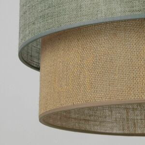 TK-Lighting DUO 10900 jute pendant light, green and brown, 45 cm, 1×E27 small 5