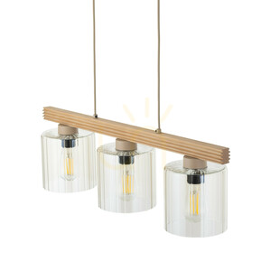 Viga Glass Pendant Light 3 Xe27 small 3