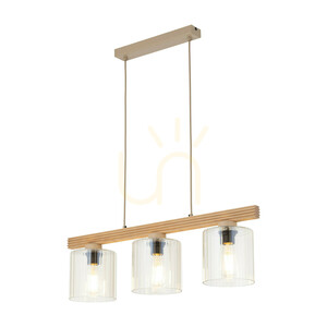 Viga Glass Pendant Light 3 Xe27 small 5