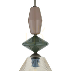 ZEN New Brown Fuso Cognac Pendant Light 1xE14 small 2