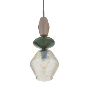 ZEN New Brown Fuso Cognac Pendant Light 1xE14 small 4