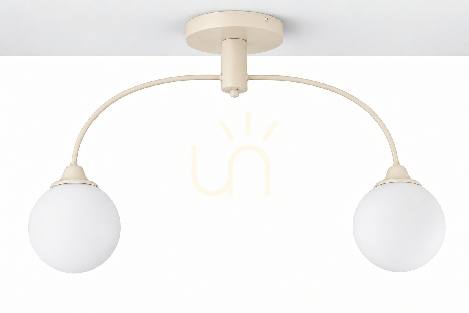 Jupiter NOLA 2193 chandelier, sand, 2 × E27
