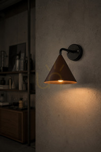 Outdoor wall light NORLYS Sigrid 236CO E27, copper, bulb not included small 2