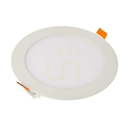 Check V-TAC PRO VT-1207CCT Recessed LED Panel, Round 170 mm, 12 W, 1150 lm, 3000K/4000K/6500K, White