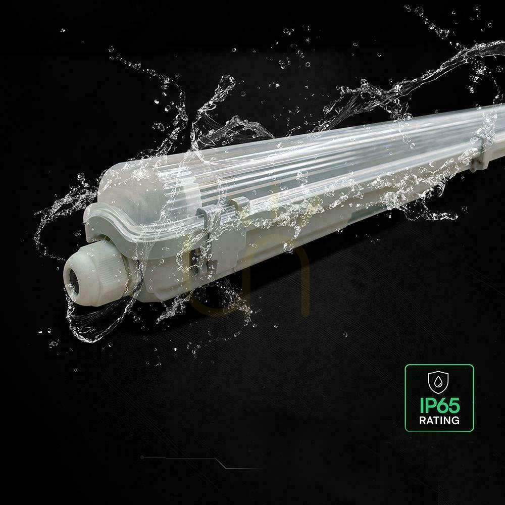 Preview V-TAC LED Hermetic Fixture for 1x150 cm Fluorescent Tubes, IP65, PC+ABS, VT-121001 V-TAC LED Hermetic Fixture for 1x150 cm Fluorescent Tubes, IP65, PC+ABS, VT-121001