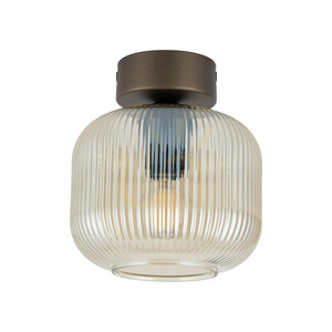 Salvia Brown Ceiling Light, 1 Xe14 small 0