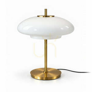 BAZAR BIZAR Alba White Gold Glass Metal Table Lamp M 1 BAZAR BIZAR Alba White Gold Glass Metal Table Lamp M small 1
