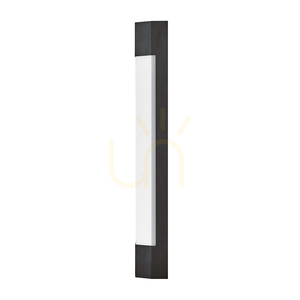 Large LED wall lamp Facet 61 cm - Matte black Quintiesse small 1