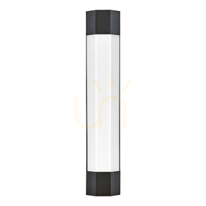 Large LED wall lamp Facet 61 cm - Matte black Quintiesse small 2