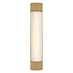Large LED wall lamp Facet 61 cm - Classic brass Quintiesse small 6