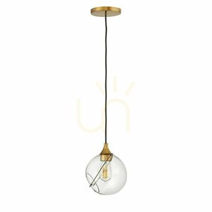 Small Skye pendant lamp 20 cm - classic brass Quintiesse small 0