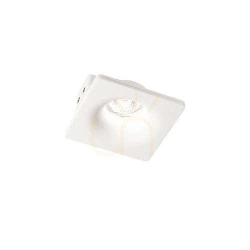 Check Recessed Luminaire Ideallux Zephyr 150284 White Gypsum GU10 12 cm