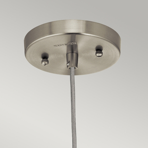 Riviera 1 Light Brushed Nickel Pendant Elstead KL-RIVIERA-P-A small 2