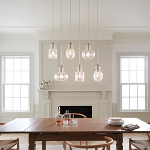 Riviera 1 Light Brushed Nickel Pendant Elstead KL-RIVIERA-P-A small 4