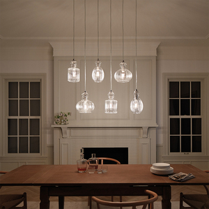 Riviera 1 Light Brushed Nickel Pendant Elstead KL-RIVIERA-P-A small 5