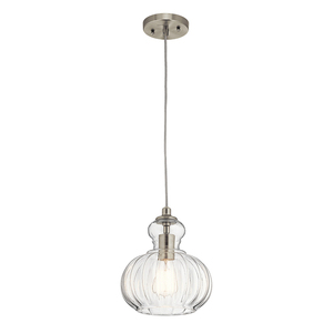 Riviera 1 Light Brushed Nickel Pendant Elstead KL-RIVIERA-P-A small 0