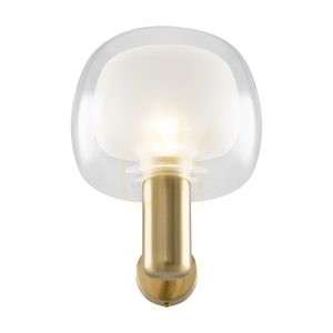 Gold-finish glass wall light Vision E14 MOD411WL-01G Maytoni small 5