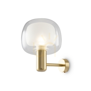 Gold-finish glass wall light Vision E14 MOD411WL-01G Maytoni small 6