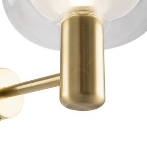 Gold-finish glass wall light Vision E14 MOD411WL-01G Maytoni small 8
