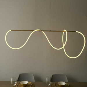 Endon Attalea Brass White LED Pendant Light 97629 small 5