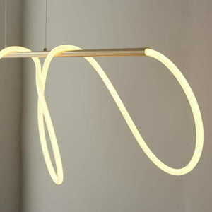 Endon Attalea Brass White LED Pendant Light 97629 small 6