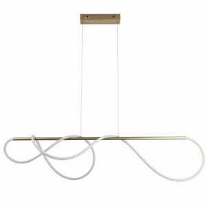 Endon Attalea Brass White LED Pendant Light 97629 small 7