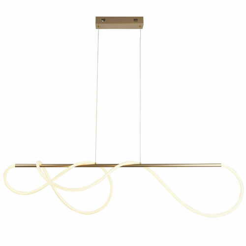Check Endon Attalea Brass White LED Pendant Light 97629