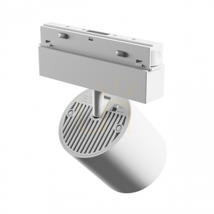Black Bluetooth 5.4 speaker for 48V magnetic rail small 4