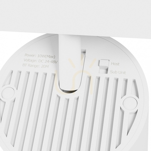 Black Bluetooth 5.4 speaker for 48V magnetic rail small 6