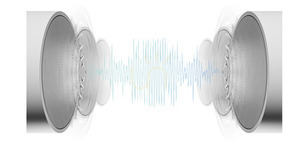 Black Bluetooth 5.4 speaker for 48V magnetic rail small 7