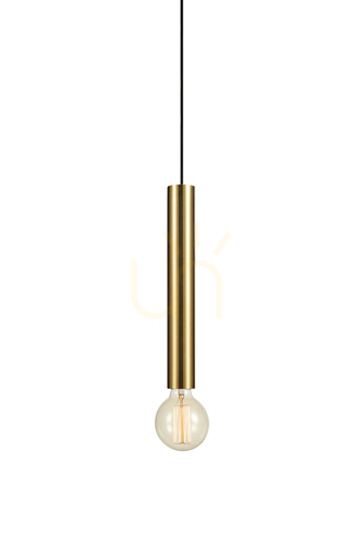 Check Pendant Light Markslojd Sencillo Brass Metal 35.5 cm 108259