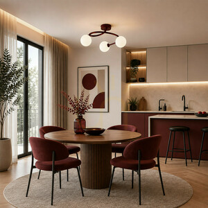 Ilsa Burgund Ceiling Light 3 Xg9 small 1
