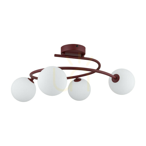 Check Ilsa Burgund Ceiling Light 4 Xg9