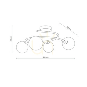 Ilsa Sabia Ceiling Light 4 Xg9 small 8