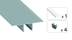 TEKKNI SKAVE Set, Silver, Frosted Shade, 2 m small 1