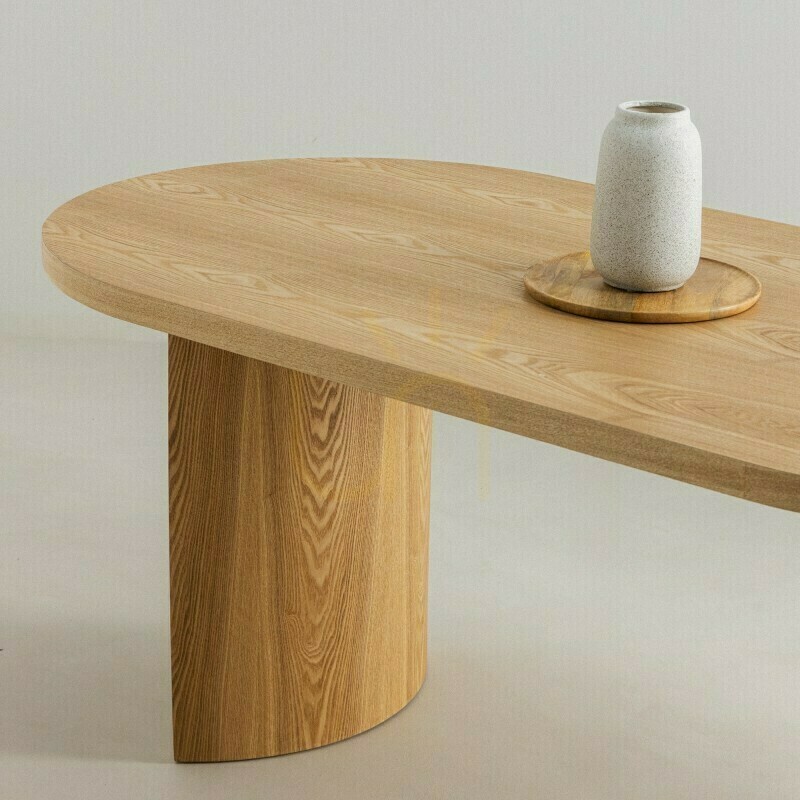 Preview LILLAM 180 cm Oval Dining Table, Made of Ash Wood, by Nova Nook LILLAM 180 cm Oval Dining Table, Made of Ash Wood, by Nova Nook