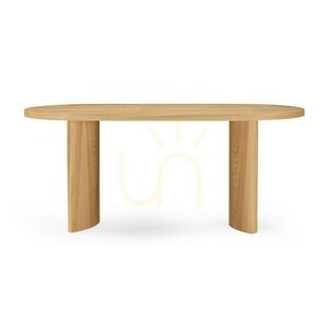 LILLAM 180 cm Oval Dining Table, Made of Ash Wood, by Nova Nook 0 LILLAM 180 cm Oval Dining Table, Made of Ash Wood, by Nova Nook small 0