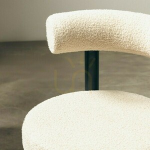 Set of 2 PERER bar stools, beige with black legs, made of bouclé fabric; minimum order quantity – 2 pieces, Nova Nook 2 Set of 2 PERER bar stools, beige with black legs, made of bouclé fabric; minimum order quantity – 2 pieces, Nova Nook small 2