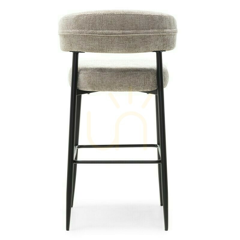 View Set of 2 OSARIO bar stools in beige with black legs; minimum order quantity: 2 pieces – Nova Nook Set of 2 OSARIO bar stools in beige with black legs; minimum order quantity: 2 pieces – Nova Nook