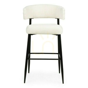 Set of 2 OSARIO bar stools in cream with black legs; minimum order quantity – 2 pieces Nova Nook 3 Set of 2 OSARIO bar stools in cream with black legs; minimum order quantity – 2 pieces Nova Nook small 3