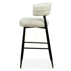Set of 2 OSARIO bar stools in cream with black legs; minimum order quantity – 2 pieces Nova Nook 4 Set of 2 OSARIO bar stools in cream with black legs; minimum order quantity – 2 pieces Nova Nook small 4