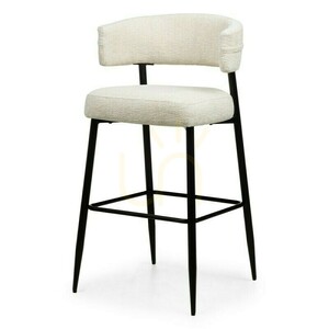 Set of 2 OSARIO bar stools in cream with black legs; minimum order quantity – 2 pieces Nova Nook 0 Set of 2 OSARIO bar stools in cream with black legs; minimum order quantity – 2 pieces Nova Nook small 0