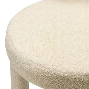 Set of 2 PERRIER 2.0 bar stools, beige, made of bouclé fabric, minimum order quantity – 2 pieces, Nova Nook small 6