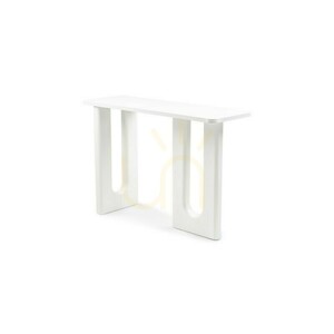 RICHI 120 cm Desk/Console, White, with Nova Nook Curves small 3