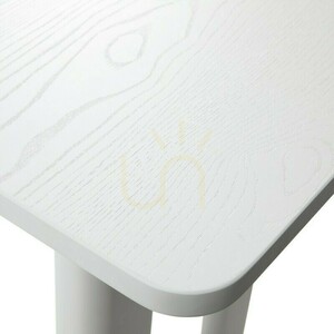 RICHI 120 cm Desk/Console, White, with Nova Nook Curves small 6