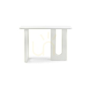 RICHI 120 cm Desk/Console, White, with Nova Nook Curves small 0