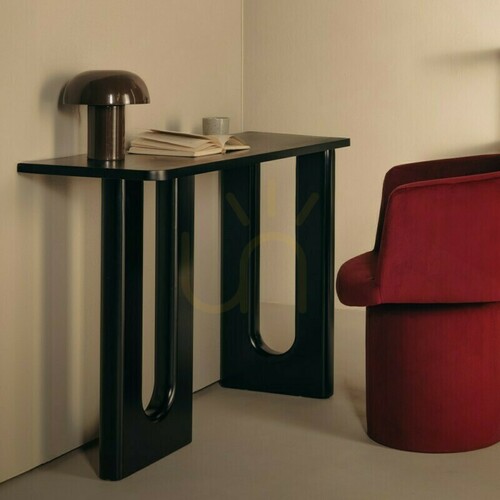 Check RICHI 120 cm Desk/Console, Black, with Nova Nook Arches